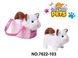 OBL10219496 - 电动小猫配手提袋（6只/展示盒）猫2色混装，粉色手提袋