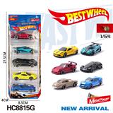 OBL10223948 - 1:64合金车（赛车，老爷车，跑车）5只盒装