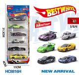 OBL10223959 - 1:64合金车（赛车，老爷车，跑车）6只盒装