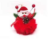 OBL10225833 - 吊饰毛绒球加雪人