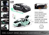 OBL10226718 - 英文1:24压铸锌合金灯光音效特斯拉Model Y车模