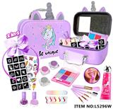 OBL10230491 - 独角兽化妆包DIY饰品纹身套装配唇釉发饰眼影美甲