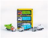 OBL10230909 - 1:28  美式混色回力声光合金城市车，3只/手提开窗盒
（包3*AG13电池，3种声音效果）
