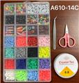 OBL10233711 - 新款阿文28格串珠盒      （带软片+线盒+剪刀+夹子）