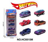 OBL10234286 - 1:64合金车（货车，客车，跑车）5只盒装