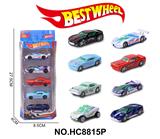 OBL10234289 - 1:64合金车（赛车，跑车）5只盒装