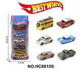 OBL10234292 - 1:64合金车（老爷车，客车）5只盒装