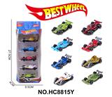 OBL10234298 - 1:64合金车（赛车）5只盒装