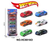OBL10234305 - 1:64合金车（赛车，跑车）6只盒装