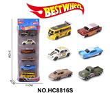 OBL10234309 - 1:64合金车（老爷车，客车）6只盒装
