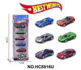 OBL10234311 - 1:64合金车（赛车，跑车）6只盒装