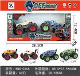 OBL10234571 - 大脚怪合金惯性车