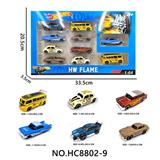 OBL10237907 - 1:64合金车10只开窗盒装（侵权）