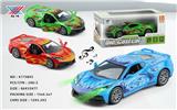 OBL10239220 - 1:32 合金车 灯光音乐回力 克尔维特（1只装）