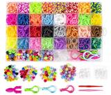 OBL10239291 - 40格笑脸珠彩虹皮筋