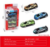 OBL10240282 - 4只装滑行合金跑车