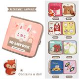OBL10241390 - Animal quiet cloth book