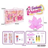 OBL10241727 - 女孩饰品套装DIY手工奶油胶配饰发夹女孩过家家玩具颜色款式随机配