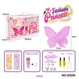 OBL10241728 - 女孩饰品套装DIY手工奶油胶配饰发夹女孩过家家玩具颜色款式随机配