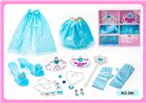 OBL10241729 - 公主仙女棒魔棒电镀皇冠饰品宝石水晶装扮过家家新款DIY套装