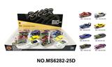 OBL10244601 - 1:64合金肌肉车16只展示盒