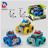 OBL10252160 - 怪兽惯性车3色混装