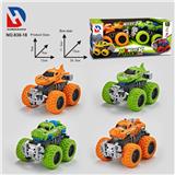 OBL10252168 - 怪兽惯性车2款混装（2只）