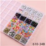 OBL10252320 - 24格串珠收纳盒(带线盒+小剪刀