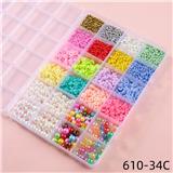 OBL10252321 - 24格串珠收纳盒(带线盒+小剪刀