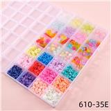 OBL10252332 - 28格串珠收纳盒(带线盒+小剪刀