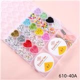 OBL10252350 - 26格爱心串珠收纳盒