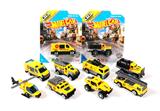 OBL10252739 - 合金车1:64 合金飞机配滑行工程车套装
8款混装