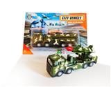 OBL10252770 - 1:32合金车  回力军事导弹车