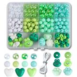 OBL10254836 - 8厘圆珠+彩珠+线（12格）