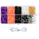 OBL10254858 - 软陶+6厘金珠+彩珠+线（10格）