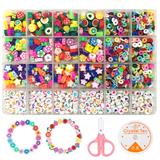 OBL10254881 - 字母珠+软陶珠+软陶片+剪刀线（24格）