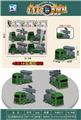 OBL10256906 - 回力军事车4只装