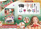 OBL10257320 - （圣诞节）主题DIY儿童纹身套装纹身贴纸+耳环项链