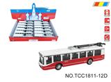 OBL10257855 - 俄罗斯合金公交车
（单款3色混装）