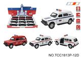 OBL10257863 - 俄罗斯拉达尼瓦
合金车顶警车
（单款4色混装）