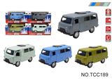 OBL10257910 - 俄罗斯合金车
瓦兹小面包轿车
（单款4色混装）