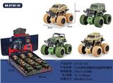 OBL10259156 - 惯性弹簧特技越野军事车 12只每盒