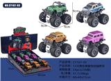 OBL10259157 - 惯性弹簧特技越野仿合金车 12只每盒