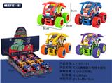 OBL10259163 - 惯性弹簧特技大翻斗涂鸦车 12只每盒