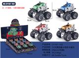 OBL10259164 - 惯性弹簧特技改装仿合金车 12只每盒