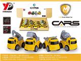 OBL10260475 - 合金惯性工程车系列/12只装