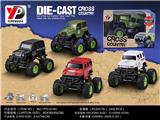 OBL10260492 - 合金吉普车越野弹簧回力(警车版)/单只装