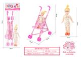 OBL10263069 - 塑料推车配12寸娃娃