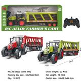 OBL10263347 - 合金版农夫拖栏车/自动演示/前进/后退/左转/右转/灯光