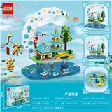 OBL10264278 - 2980+PCS新款微钻颗粒广寒宫拼装积木